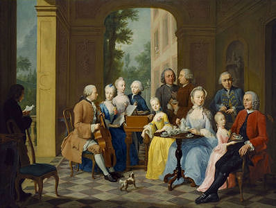 Familie Timmermann, 1758. J.H. Tischebein d.Ä.