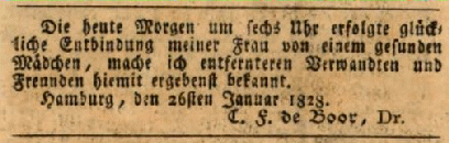 Staats und Gelehrte Zeitung des Hamburgischen unpartheyischen Correspondenten, 1828